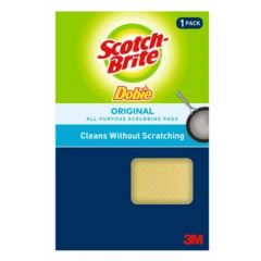 720 DOBIE SCOURING PAD 4.3x2.6 YELLOW 24/CS
