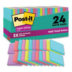 SUPERSTICKY POST IT NOTES 3X3 SUPERNOVA NEON COLLECTION