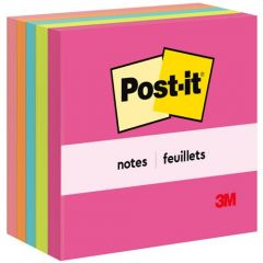 POST IT NOTES 3X3 POPTIMISTIC COLLECTION COLORS 5/PK