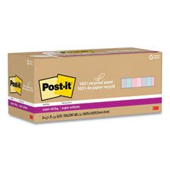 SUPERSTICKY POST IT NOTES RECYCLED 3X3 WANDERLUST