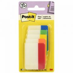 POST IT TABS 2" MULTI COLOR 30/PK