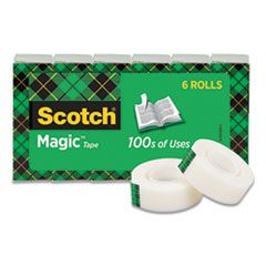 MAGIC TAPE REFILL 1" CORE  22.2yds 6/pk