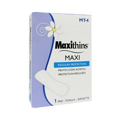 MAXITHINS MAXI PAD #4 VEND BOX 250/CS