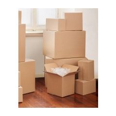 CORRUGATED BOX 14x10x10  KRAFT 25/BD 500/PL