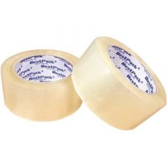 BOX SEALING TAPE 1.6 MIL  2"x110 YD CLEAR 36/CS