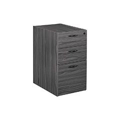 FIXED PEDESTAL B/B/F  15.5Wx22.25Dx28.25H SLATE GREY
