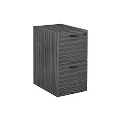 FIXED PEDESTAL F/F  15.5Wx22.25Dx28.25H SLATE GREY