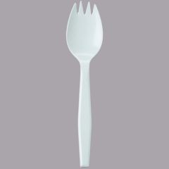 SPORK MEDIUM WEIGHT PP BULK  WHITE 1000/CS