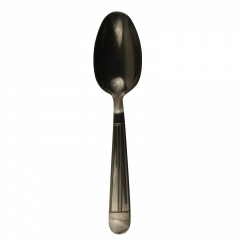 TEASPOON HEAVY WEIGHT  POLYPROPYLENE BLACK 1000/CS