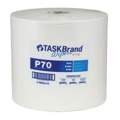 P70 TASK WIPER JUMBO ROLL 12.5x13 WHITE 870/CS