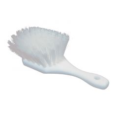 NYLON UTILITY BRUSH WHITE FOAM 9" 12/CS