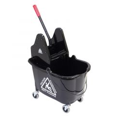 DOWNPRESS MOP BUCKET AND WRINGER YELLOW 35QT