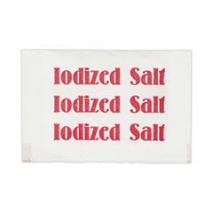 IODIZED SALT PACKETS 0.75g  PACKET 3000/PK