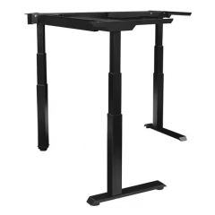 L-SHAPED 3-STAGE LIFT 3-LEG 24.75"-50.75" BLACK