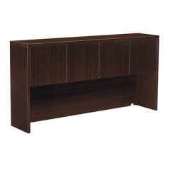 OVERHEAD STORAGE HUTCH  71Wx15Dx36H ESPRESSO