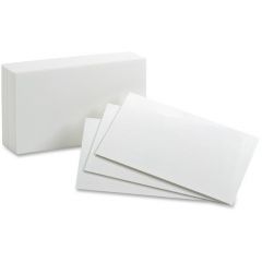 PLAIN INDEX CARDS 3x5 100/PK 