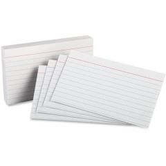 RULED INDEX CARDS 3x5 100/PK 