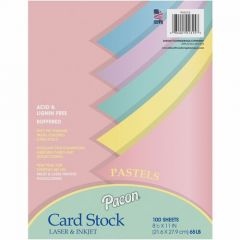 PARCHMENT CARD STOCK 65LB 8.5x11 PASTEL 100/PK