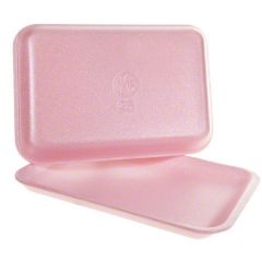 2S FOAM TRAY ROSE 500/CS 