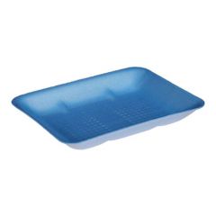 17S FOAM TRAY 8.4X4.5X.7       BLUE 500/CS
