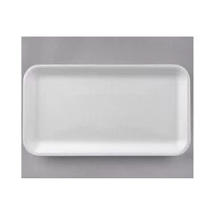 #4S FOAM TRAY 9.25X7.25X0.687  WHITE 500/CS