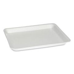 #8S FOAM TRAY 10.5X8.25X.7      WHITE 500/CS