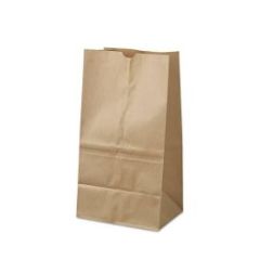 1/8 #57 PAPER BAG KRAFT  9.75X6.25X16.25 500/BD