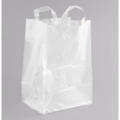 SOFT LOOP HANDLE BAG 16x15x6  CLEAR 250/CS