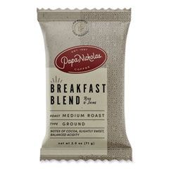 BREAKFAST BLEND COFFEE PORTION  PACK 2.5OZ 18/CS