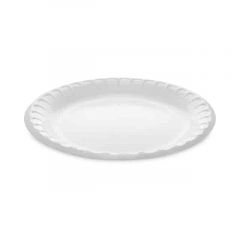 LAMINATED FOAM PLATE 8.88" WHITE 4PKS/125