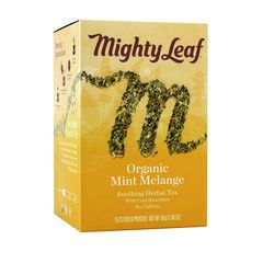 MIGHTY LEAF TEA POUCH ORGANIC  ORANGE MINT MELANGE 15/BX