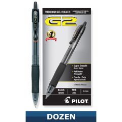 G2 PREMIUM GEL PEN RETRACTABLE FINE .7MM BLACK INK