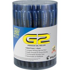 G2 1MM ROLLER GEL PEN BLUE INK  36/PK