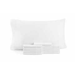 KING PILLOWCASES 42X46 WHITE  THREAD 12/PK 72/CS