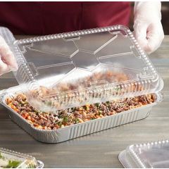 DOME LID FOR 4LB OBLONG PAN  CLEAR 250/CS