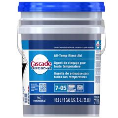 [*][*] CASCADE ALL TEMP RINSE AID  UNSCENTED 5GAL