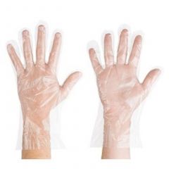 PROWORKS EMBOSSED POLY GLOVE X LARGE 20/500