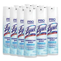 LYSOL DISINFECTANT SPRAY 19oz  CRISP LINEN 12/CS