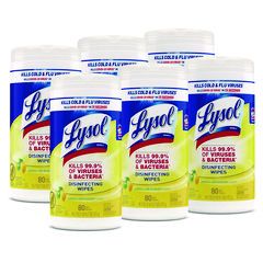 LYSOL DISINFECTING WIPES  7X7.25 LEMON AND LIME BLOSSOM 