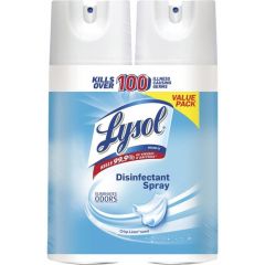 LYSOL DISINFECTANT SPRAY 12.5OZ LINEN CRISP 2/PK