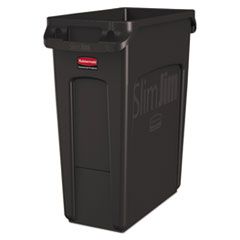 SLIM JIM WITH VENTING CHANNELS  16GAL BLACK
