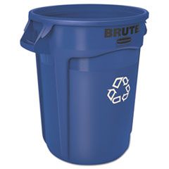 BRUTE RECYCLING CONTAINER  32GAL BLUE