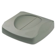 UNTOUCHABLE SWING TOP SQUARE  LID GRAY (23GL CONT)
