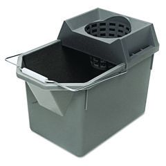 PAIL/STRAINER COMBINATION 15QT  STEEL GRAY