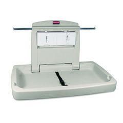 STURDY STATION 2 BABY CHANGING  TABLE 33.5 X 21.5 PLATINUM