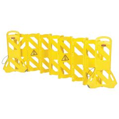PORTABLE MOBILE SAFETY BARRIER  13' x 40" YELLOW