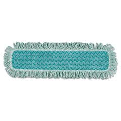 HYGEN MICROFIBER FRINGED DUST  MOP PAD 24W X 9D GREEN