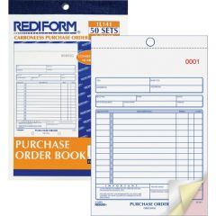 REDIFORM PURCHASE ORDER BOOK 12 LINE 3 PART CARBONLESS