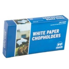 PAPER CHOPHOLDER WHITE 10/250 