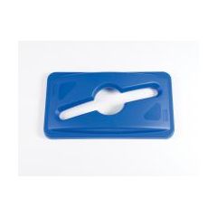 SLIM JIM RECYCLE CONTAINER LID BLUE 4/CS